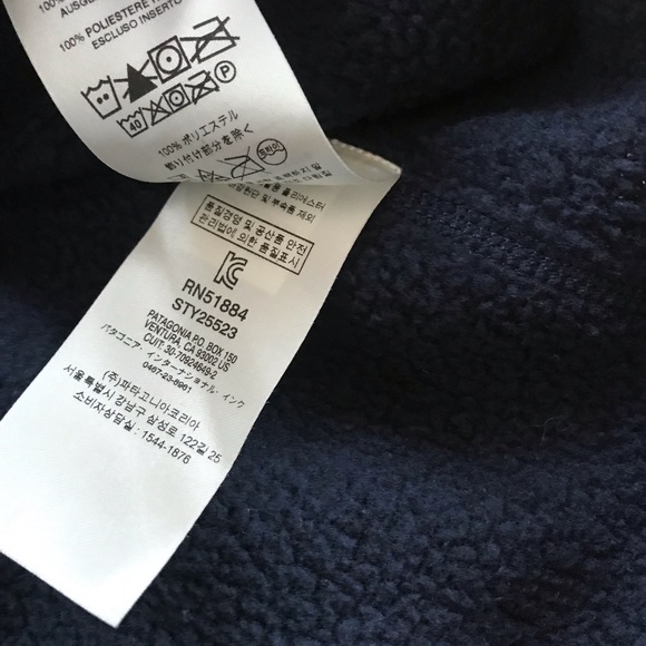 Women’s small Patagonia half zip better sweater fleece navy - Picture 6 of 7
